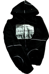 INTERNAL AFFAIR Trial Number Hoodie - Onyx Black