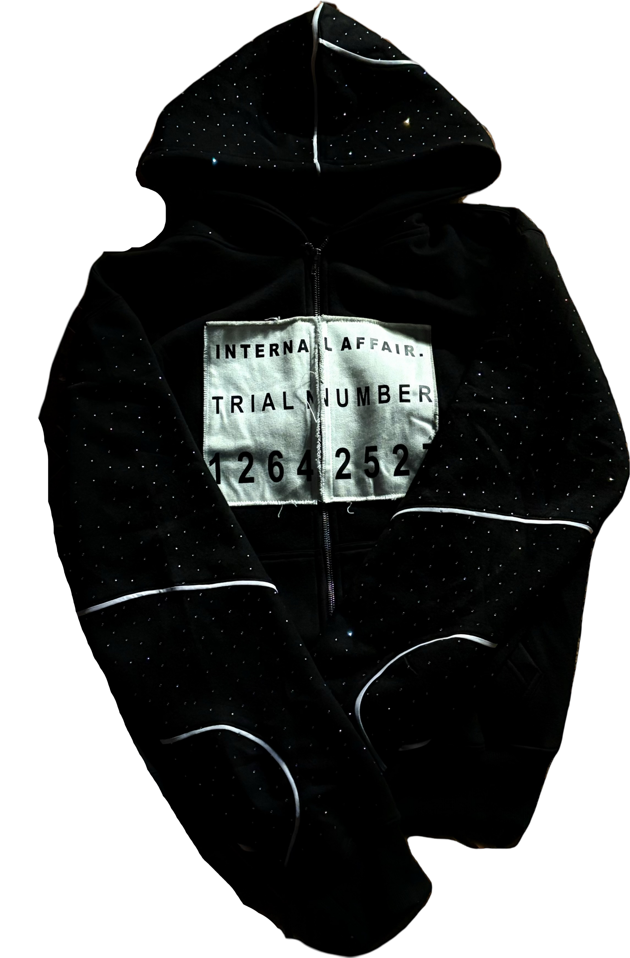INTERNAL AFFAIR Trial Number Hoodie - Onyx Black