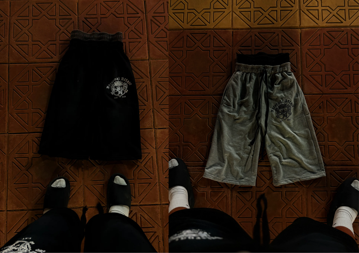 INTERNAL AFFAIR Yin & Yang Double Waisted 3/4 Shorts Bundle