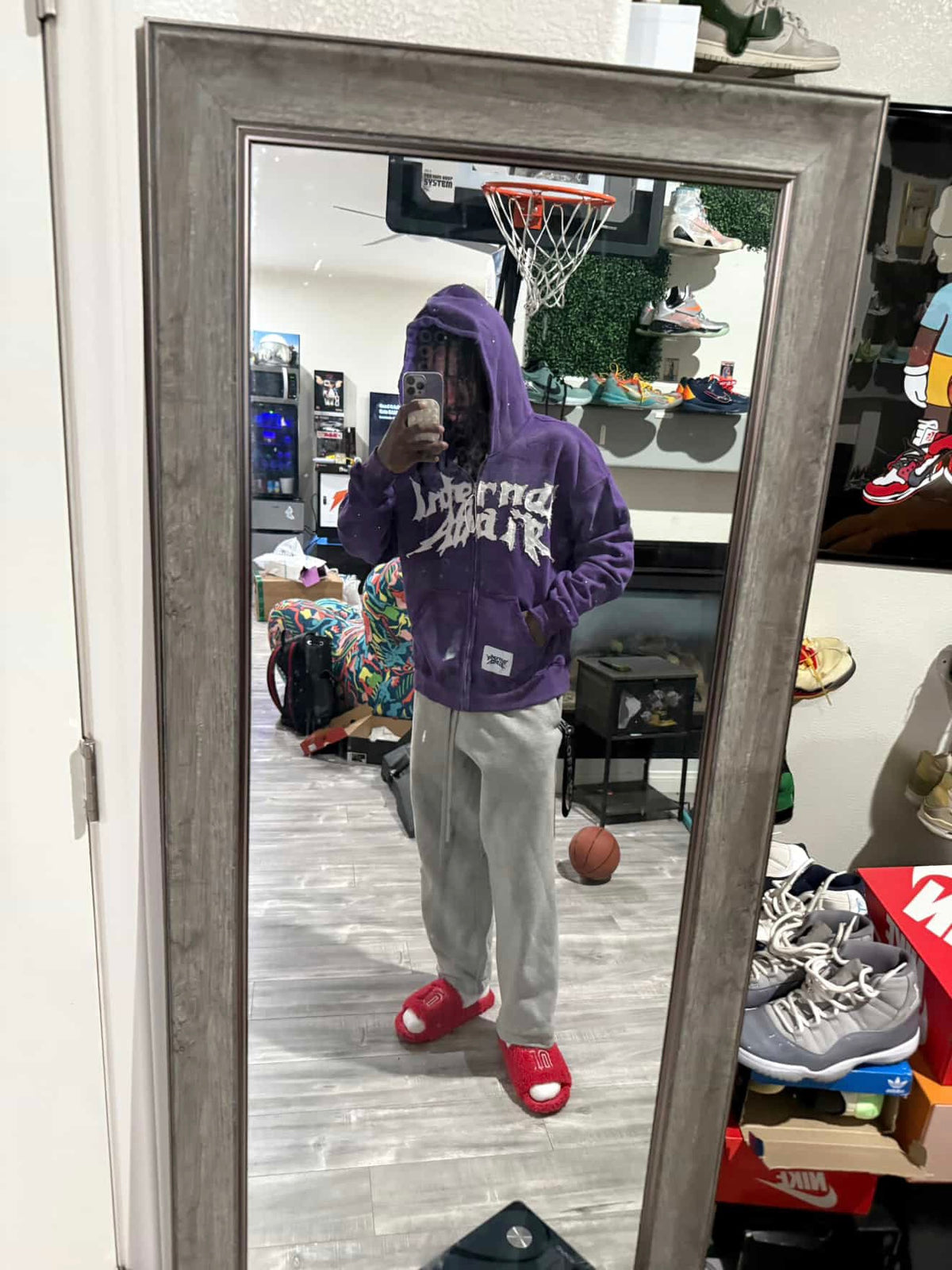 INTERNAL AFFAIR Hoodie - Purple