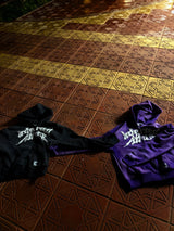 INTERNAL AFFAIR Hoodies - Black & Purple