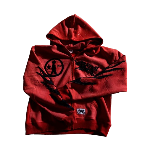 INTERNAL AFFAIR Hoodie - Black And Red