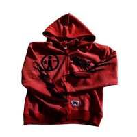 INTERNAL AFFAIR Hoodie - Black And Red