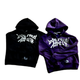 INTERNAL AFFAIR Hoodies - Black & Purple