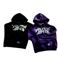 INTERNAL AFFAIR Hoodies - Black & Purple