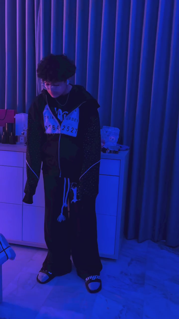 INTERNAL AFFAIR Trial Number Hoodie - Onyx Black